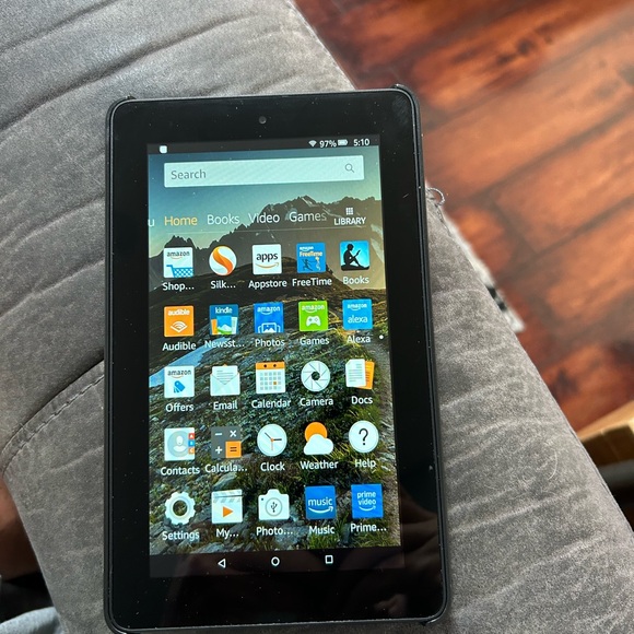 Amazon Fire 7-Inch Tablet Black - Picture 1 of 7